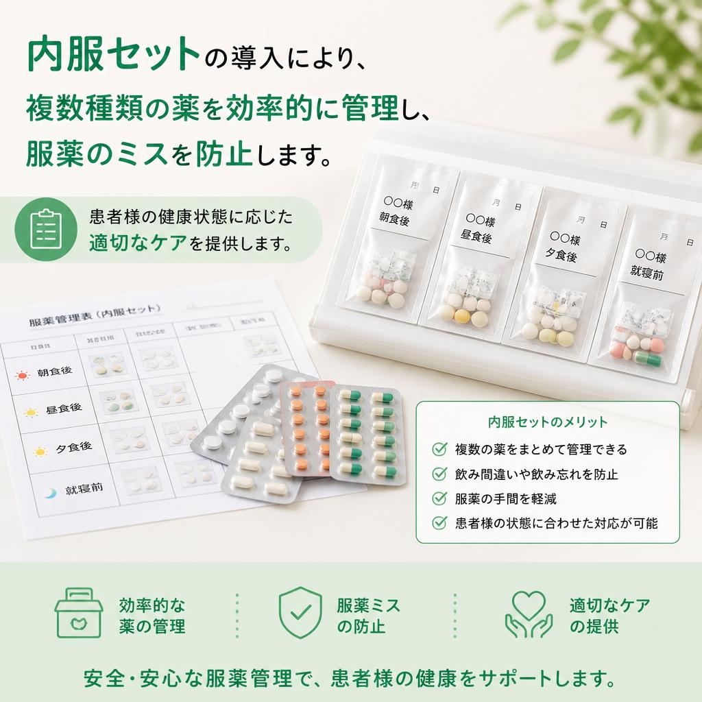 内服セットのメリット