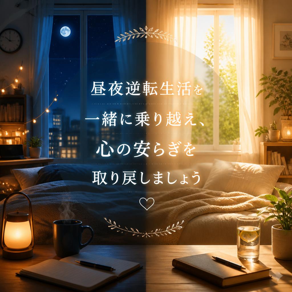 昼夜逆転生活を一緒に乗り越え、心の安らぎを取り戻しましょう
