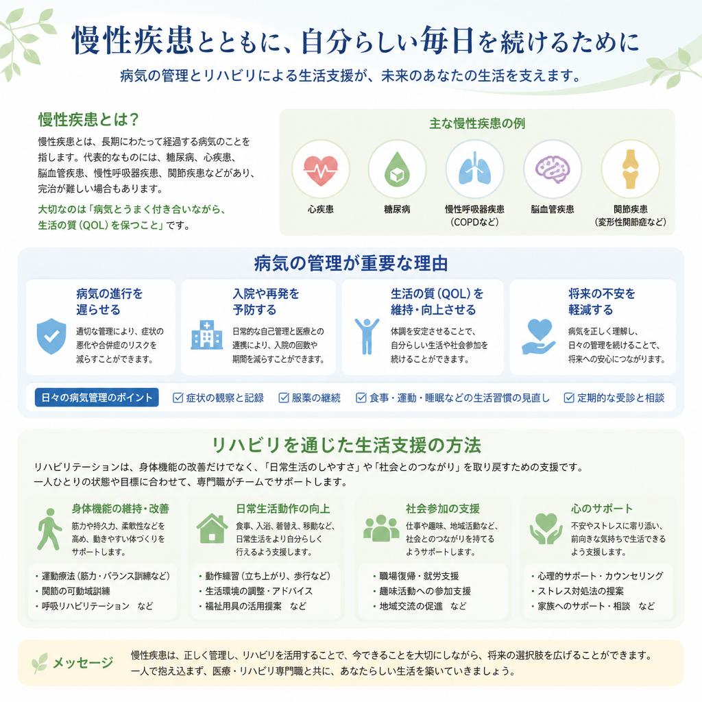 病気管理と生活支援
