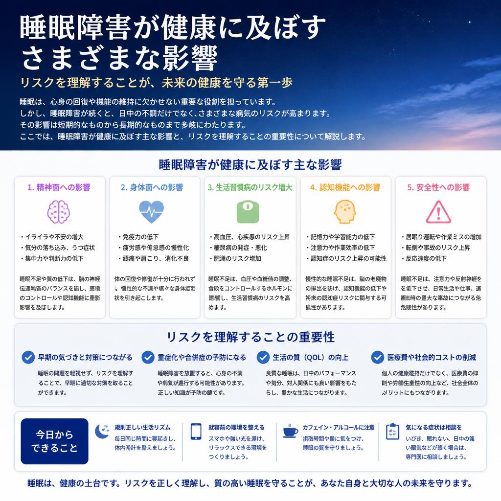 睡眠障害の影響