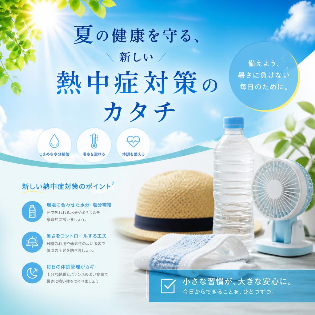 夏の健康を守る、新しい熱中症対策のカタチ