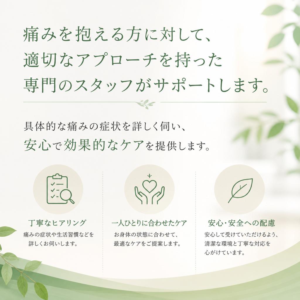 痛みの管理