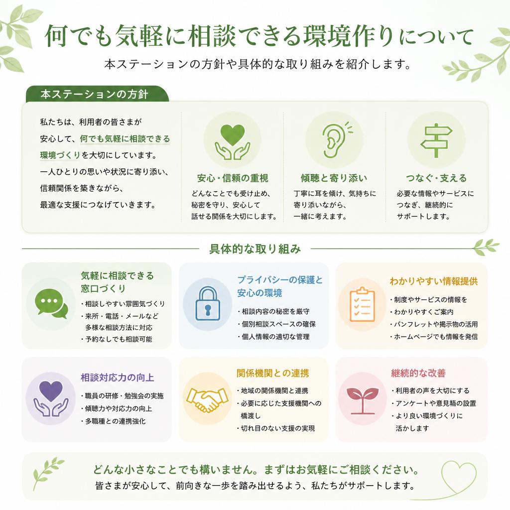 気軽に相談できる体制
