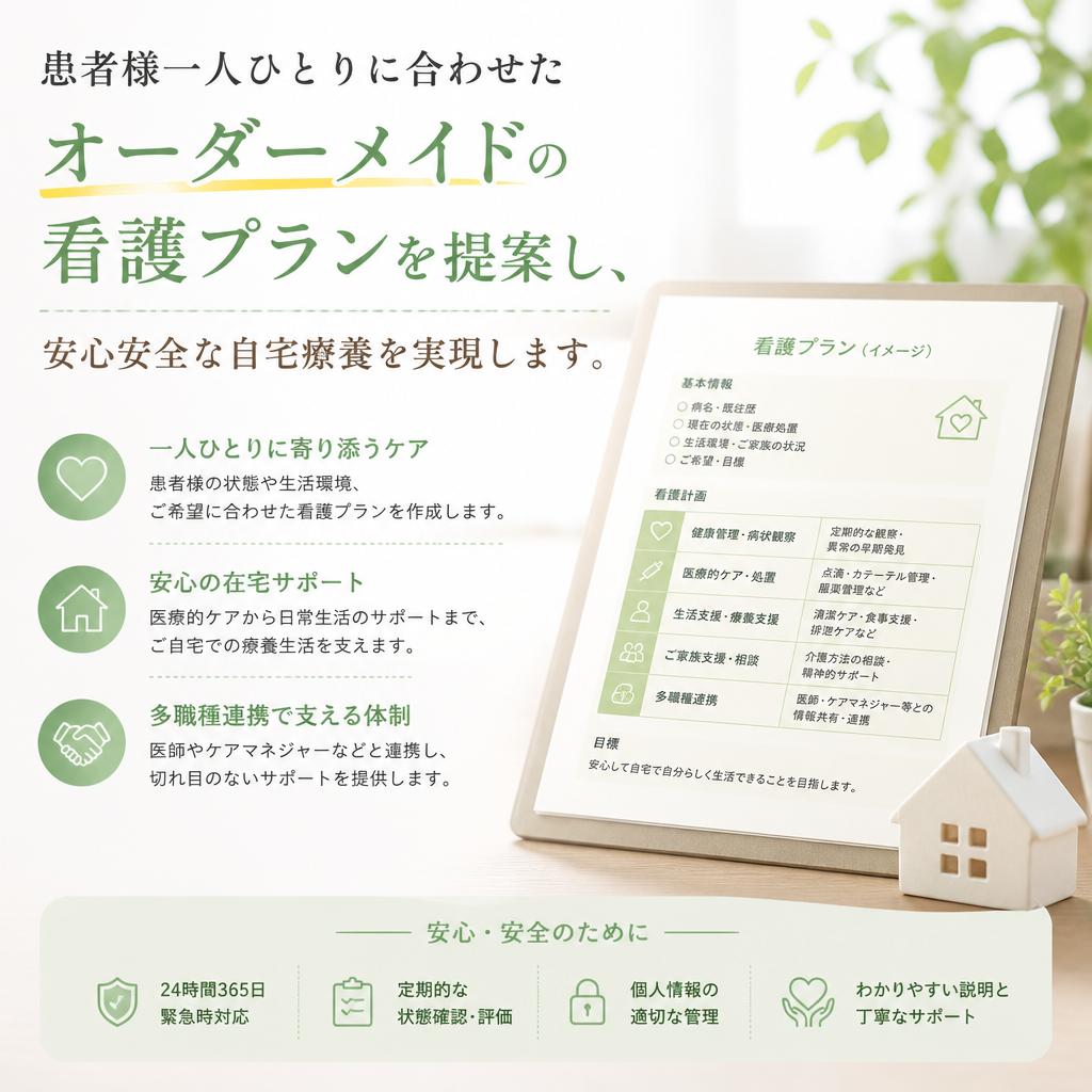 個別に対応する看護プラン