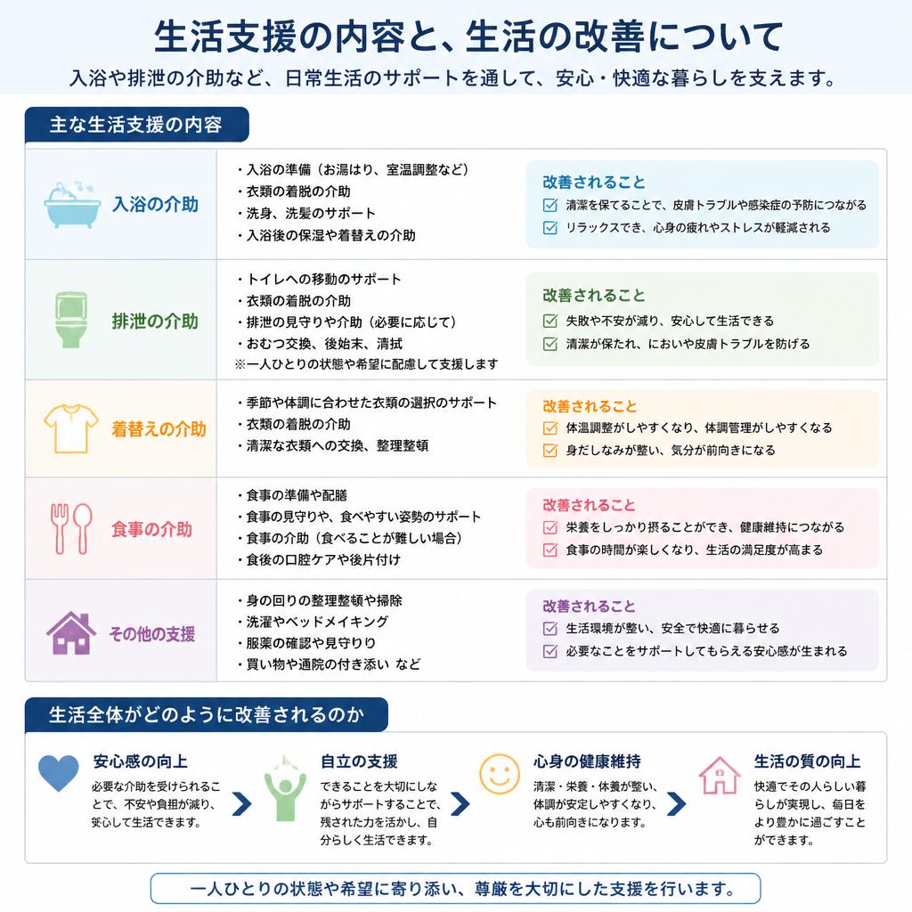 生活支援の具体例