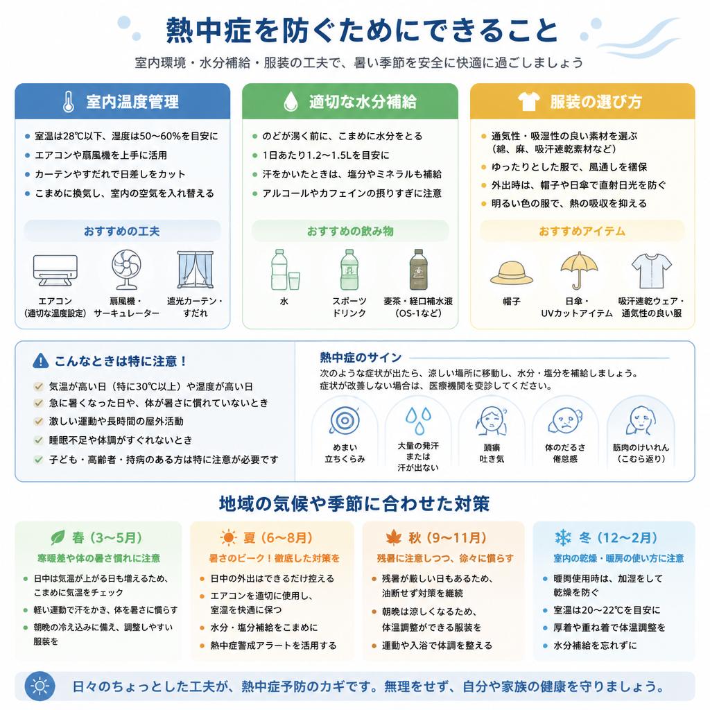 熱中症の予防方法