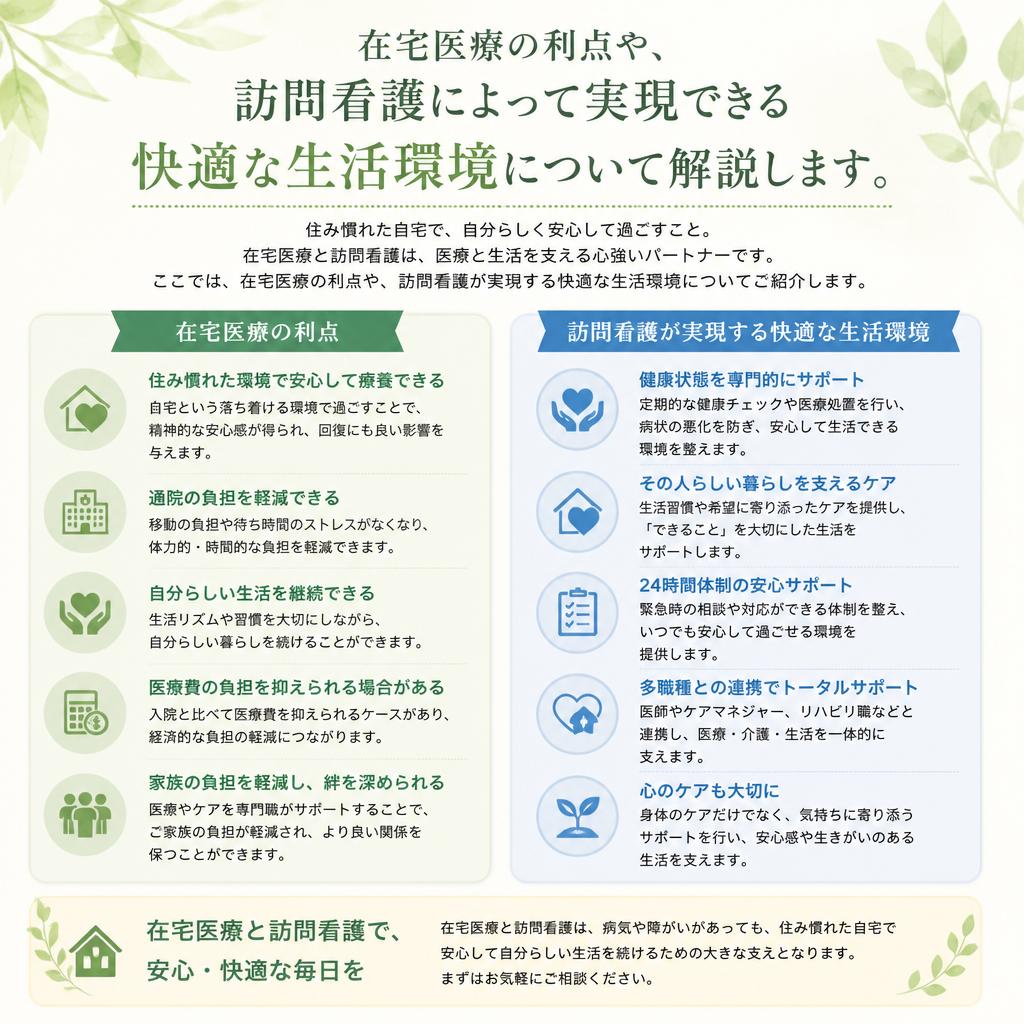 在宅医療のメリット