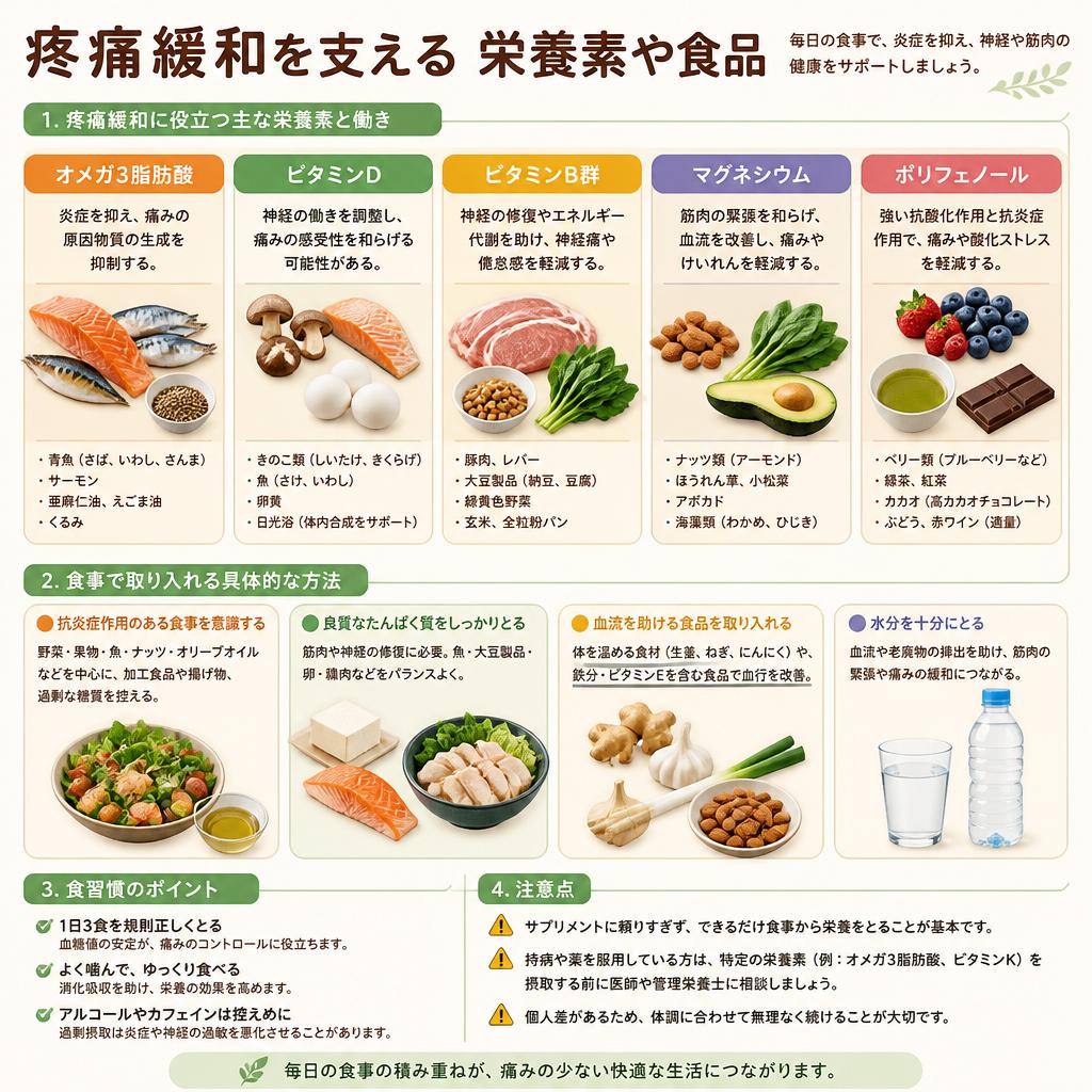 疼痛緩和と栄養