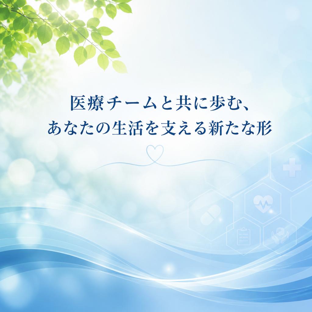 医療チームと共に歩む、あなたの生活を支える新たな形