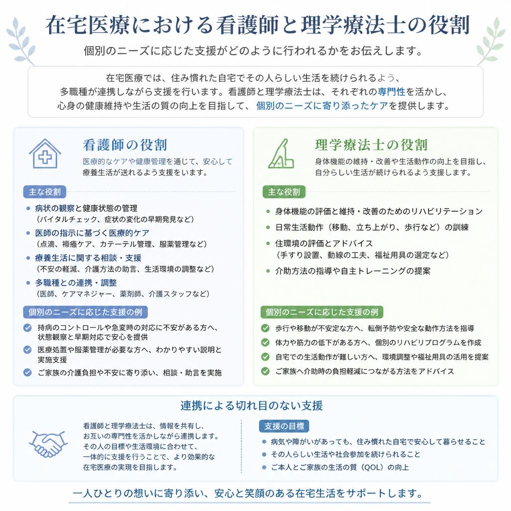 在宅医療における役割