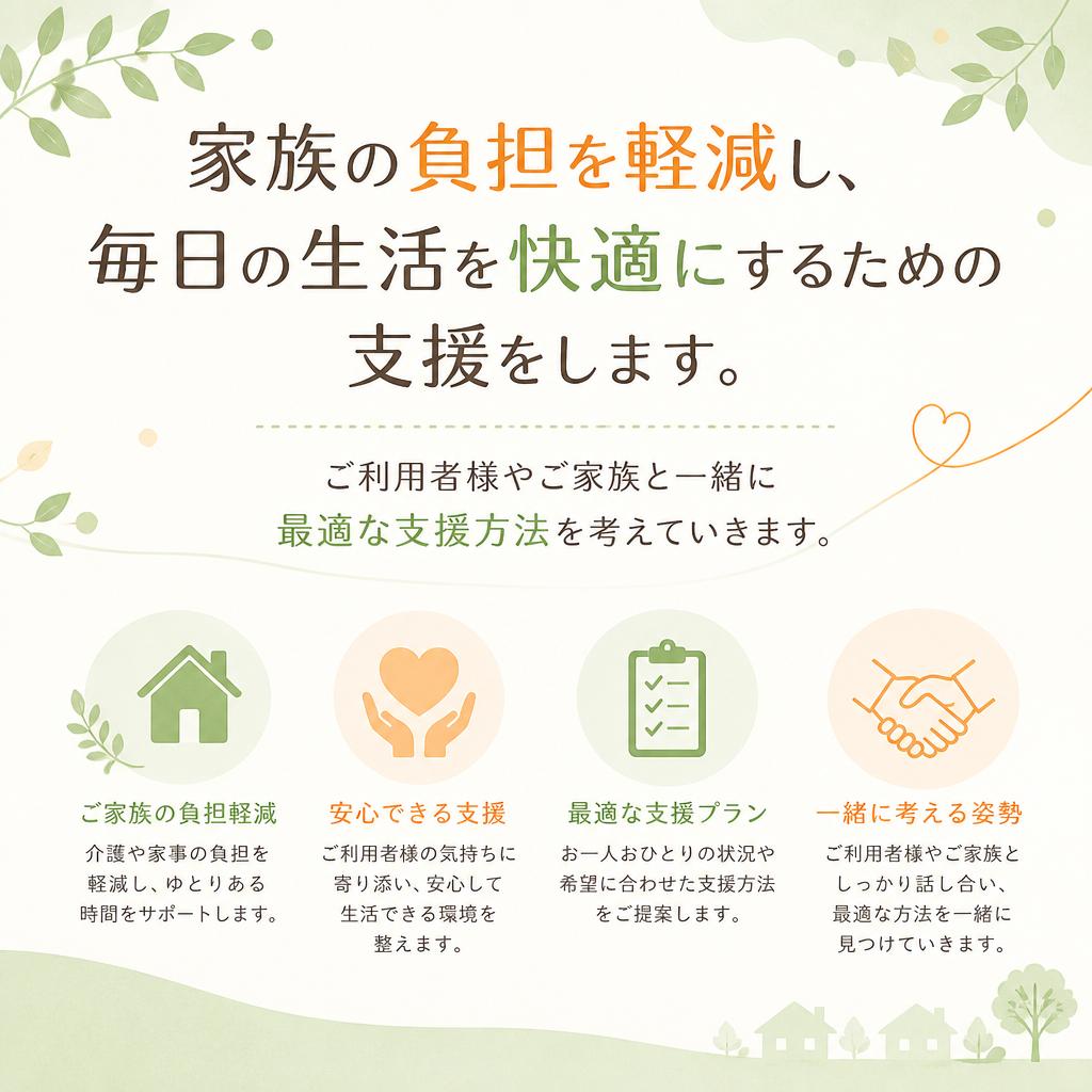 自宅での安心感を創出