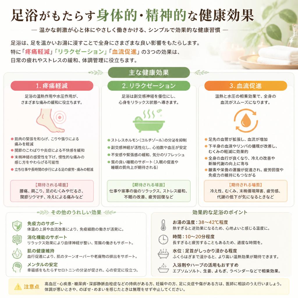 足浴の健康効果