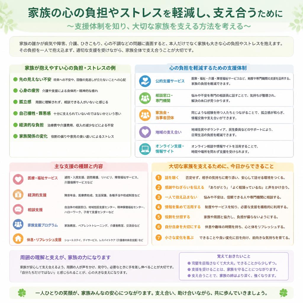 家族の支援：共に乗り越える