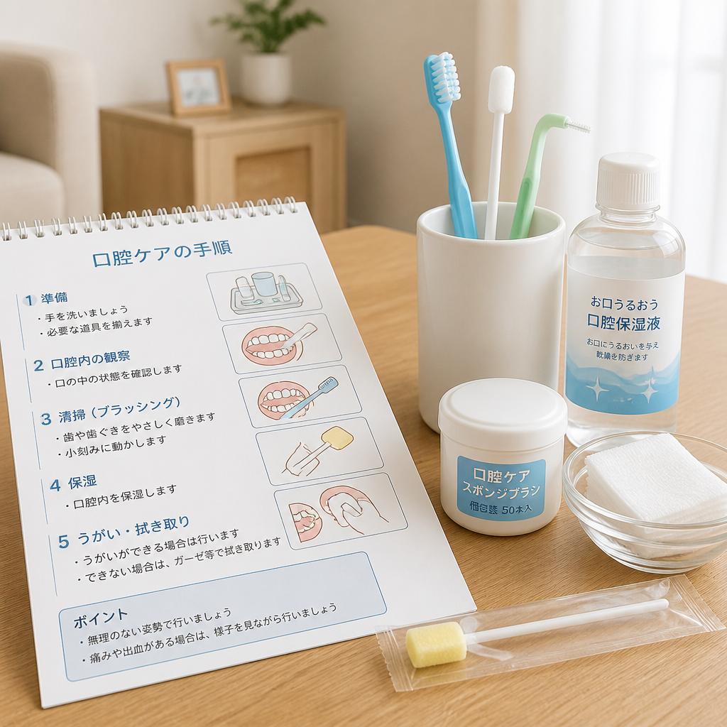 在宅医療での口腔ケア方法