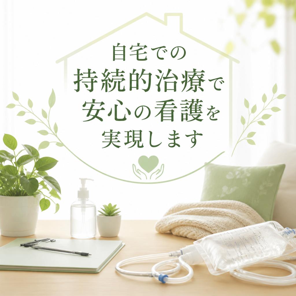 自宅での持続的治療で安心の看護を実現します