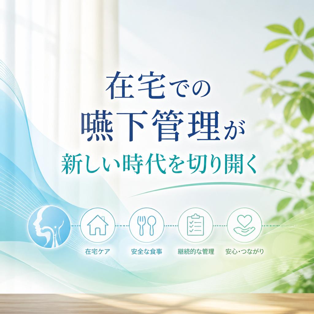 在宅での嚥下管理が新しい時代を切り開く