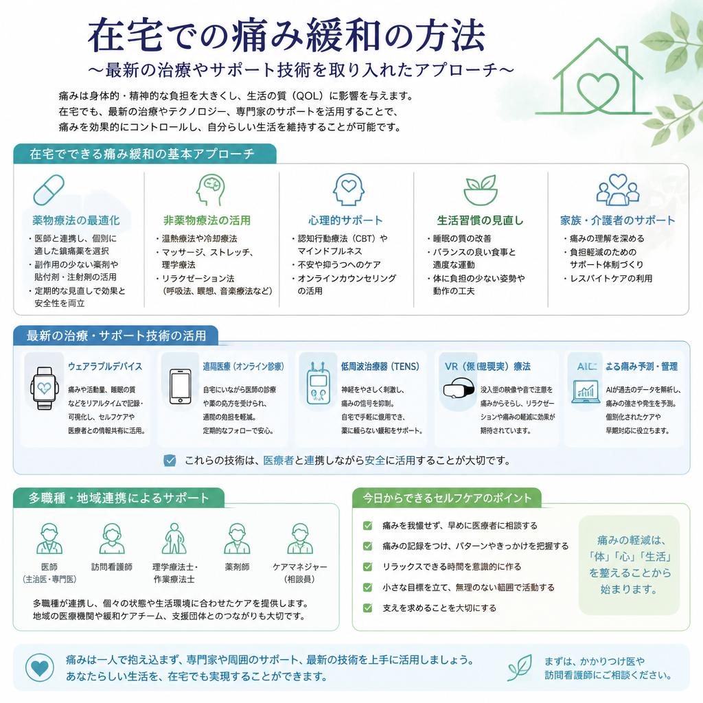 痛み緩和の新たなアプローチ