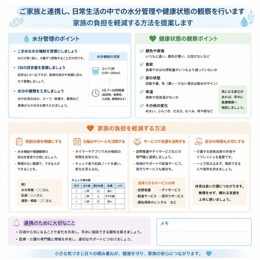 家族との連携