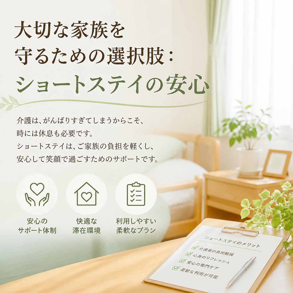 大切な家族を守るための選択肢：ショートステイの安心