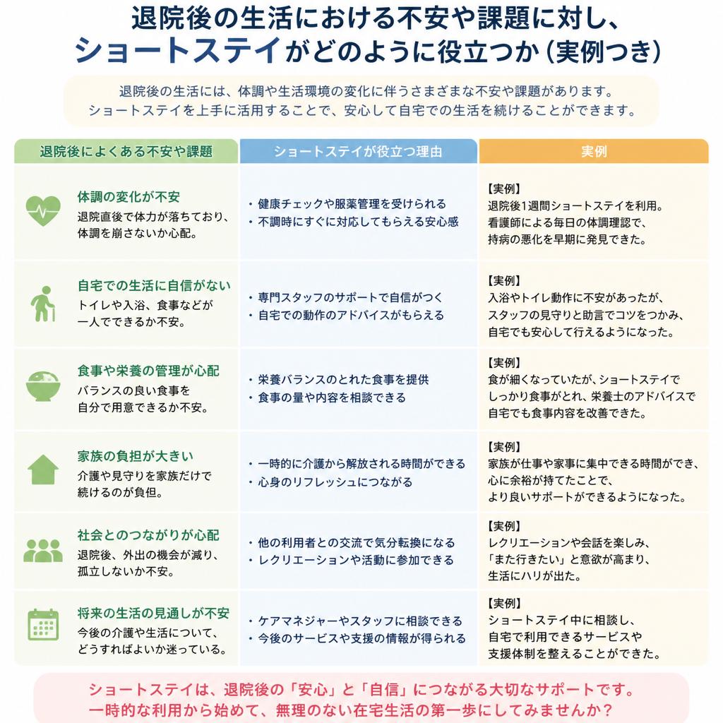 退院後の不安を解消する方法