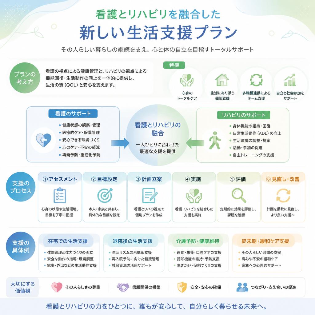 看護とリハビリを融合した新しい生活支援プラン