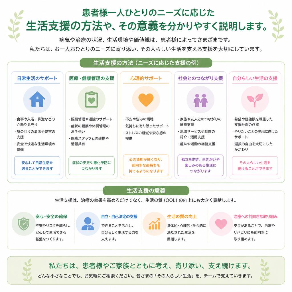 4. 患者様に合わせた生活支援