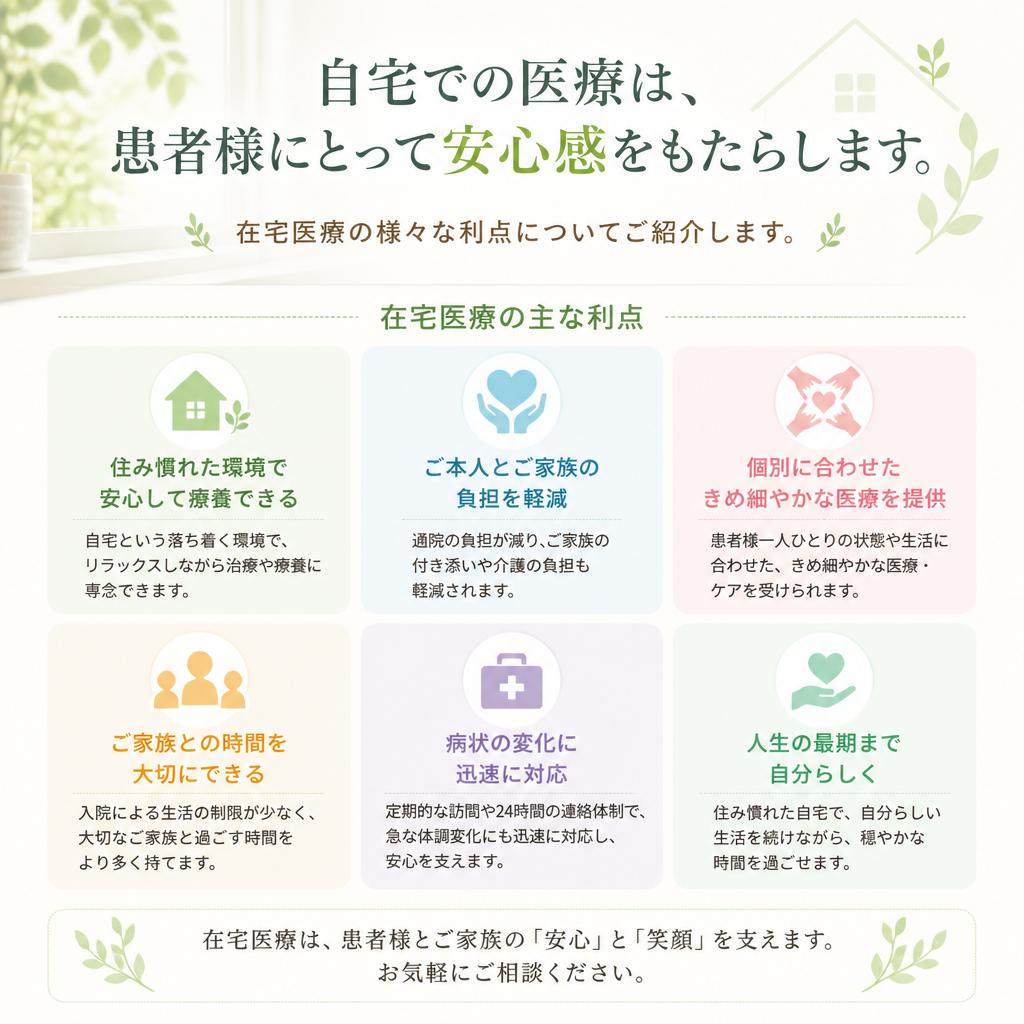 2. 在宅医療の利点