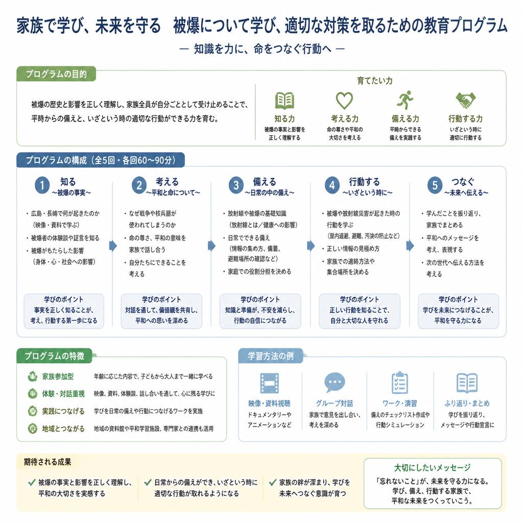 教育プログラムの提供