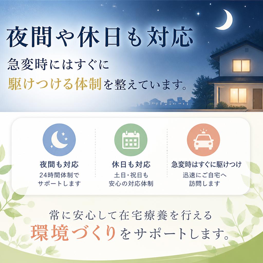 安心して過ごすための24時間サポート