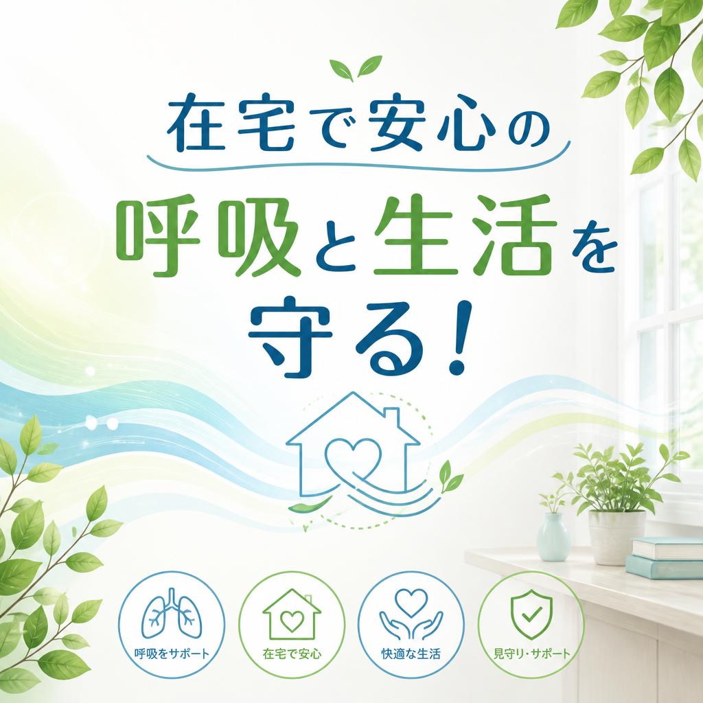 在宅で安心の呼吸と生活を守る！