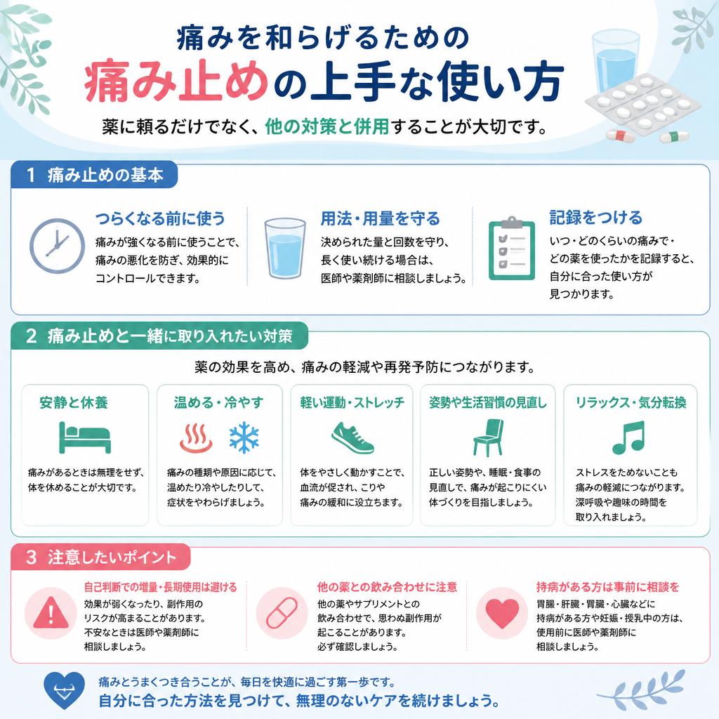 痛み止めを上手に使う