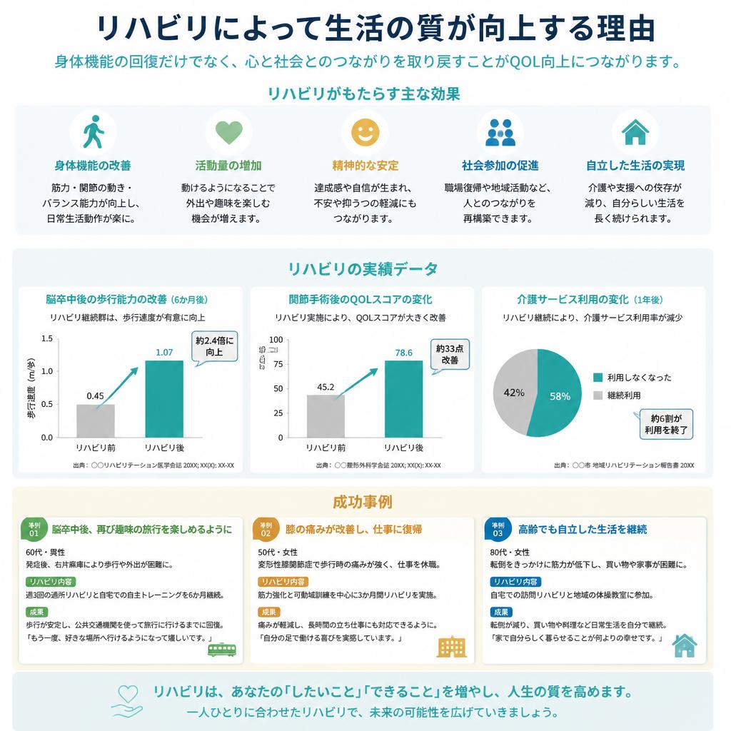 生活の質を向上させるサポート