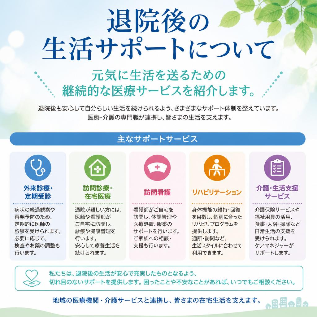 退院後のサポート体制