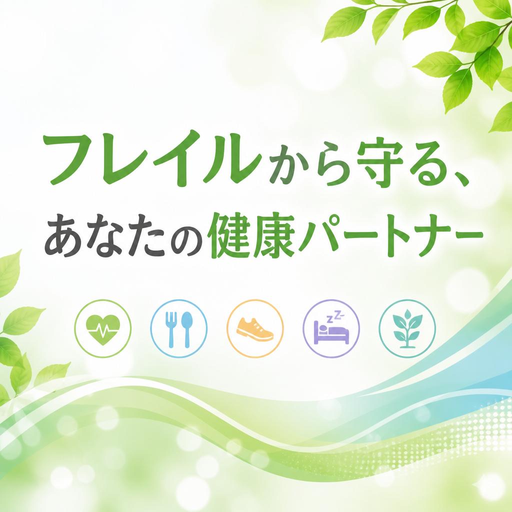 フレイルから守る、あなたの健康パートナー