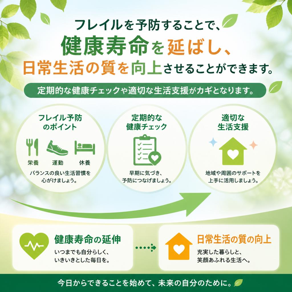 フレイル予防の重要性